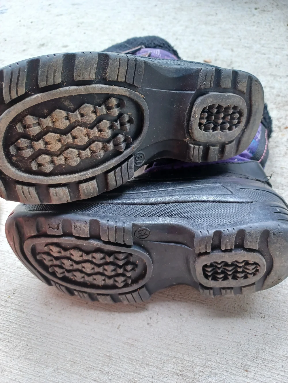 Purple Snow Boots